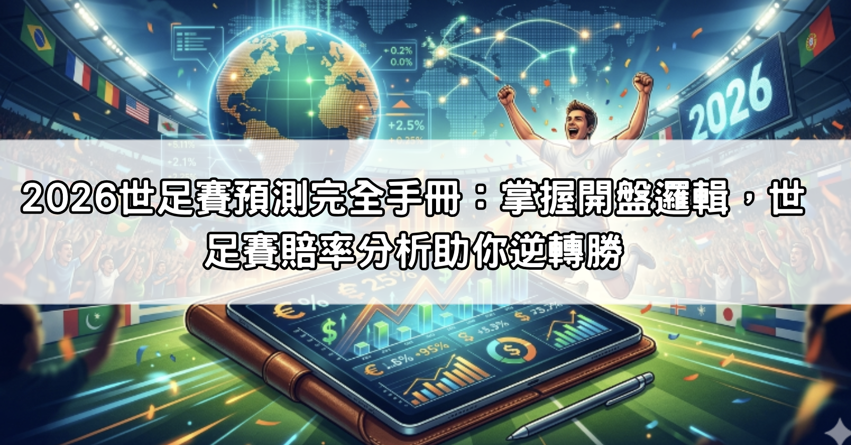 2026世足賽預測完全手冊：掌握開盤邏輯，世足賽賠率分析助你逆轉勝