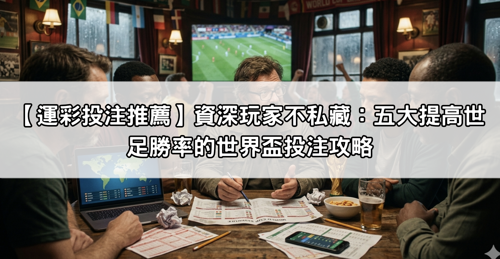【運彩投注推薦】資深玩家不私藏：五大提高世足勝率的世界盃投注攻略