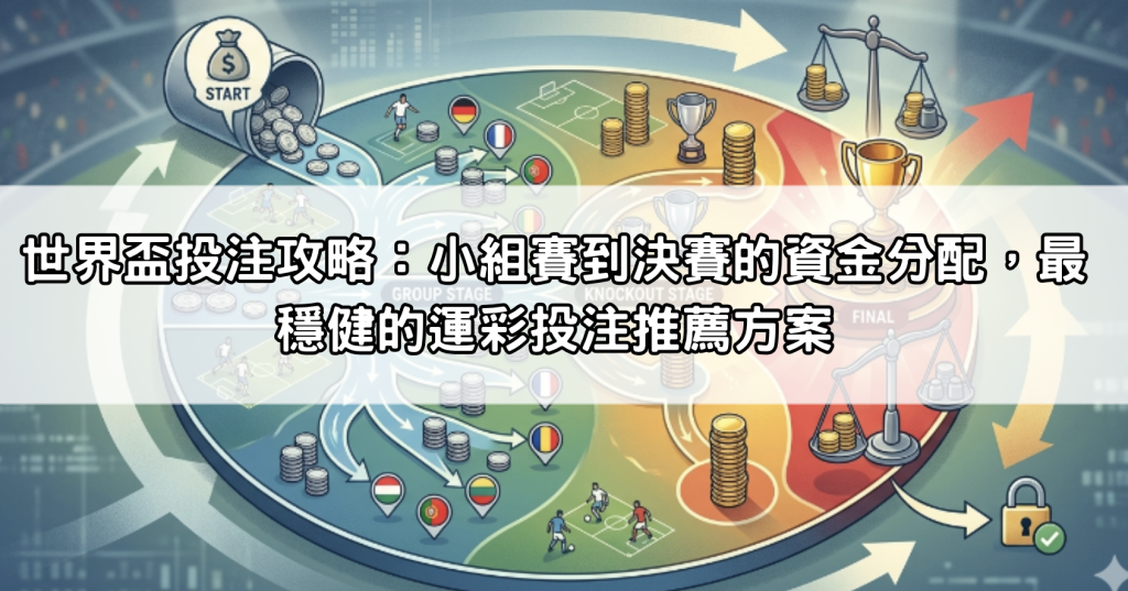 世界盃投注攻略：小組賽到決賽的資金分配，最穩健的運彩投注推薦方案