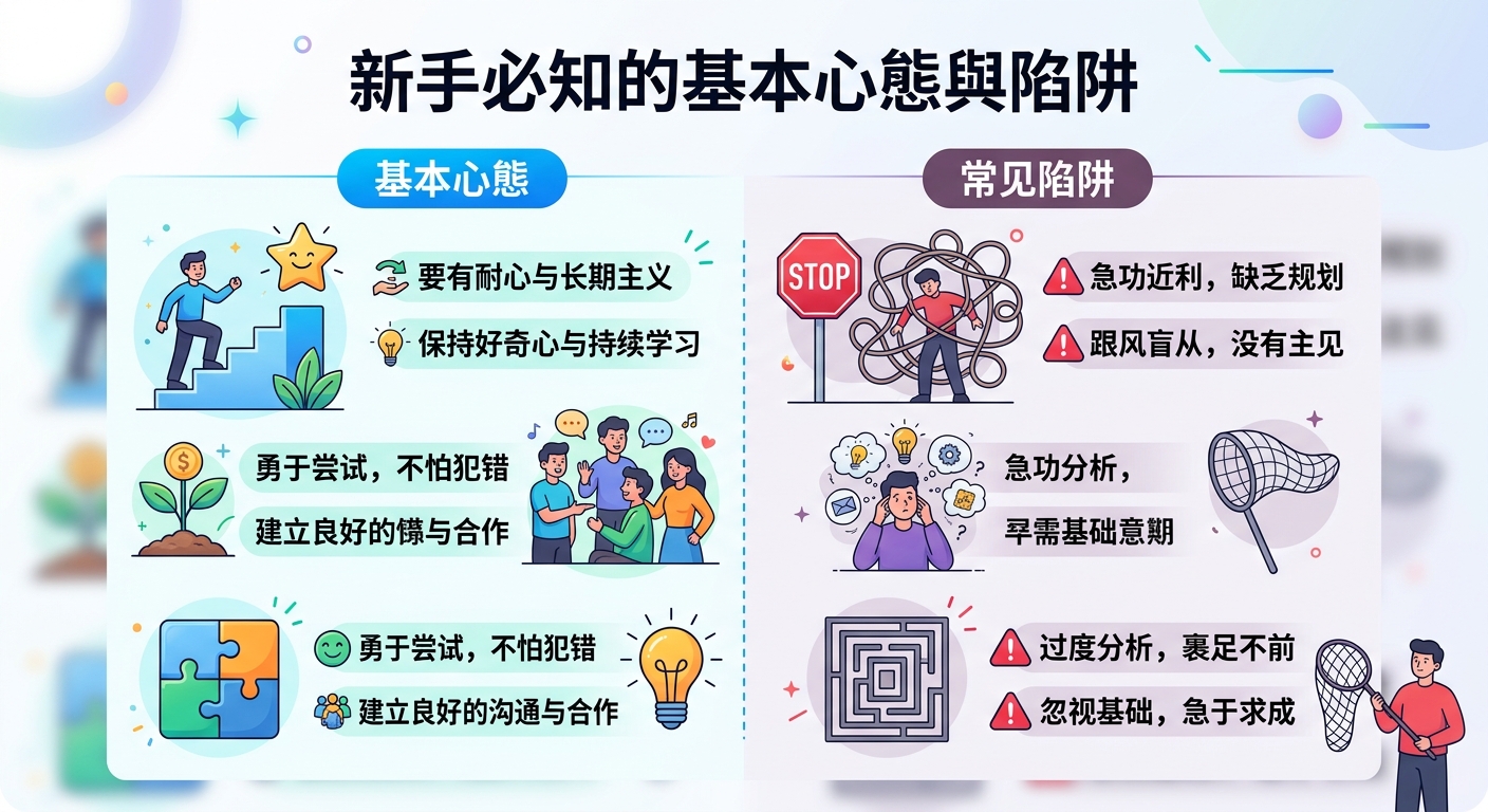 新手必知的基本心態與陷阱