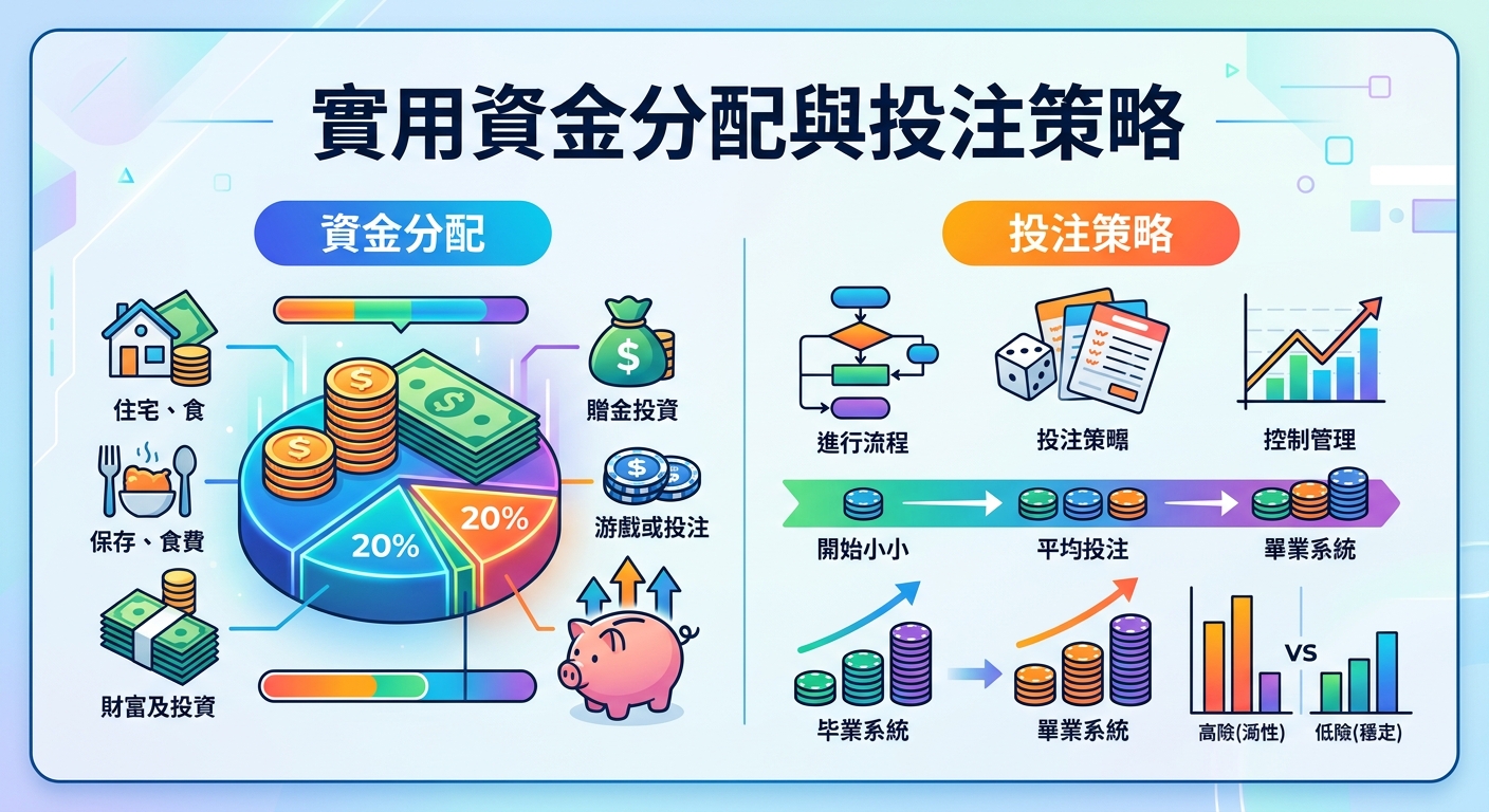 實用資金分配與投注策略